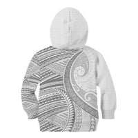 American Samoa White Sunday Kid Hoodie Polynesian Lotu Tamaiti LT9 - Polynesian Pride