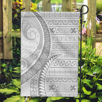 Tokelau White Sunday Garden Flag Lotu Tamaiti Ngatu Tokelau Feletoa Manulua LT9 Garden Flag White - Polynesian Pride