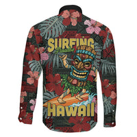 Hawaii Tiki Surfing Family Matching Puletasi and Hawaiian Shirt Mele Kalikimaka i Iulai! LT9 - Polynesian Pride