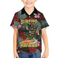 Hawaii Tiki Surfing Hawaiian Shirt Mele Kalikimaka i Iulai! LT9 - Polynesian Pride
