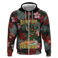 Hawaii Tiki Surfing Hoodie Mele Kalikimaka i Iulai!