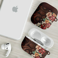 Kanoa Hawai'i Hibiscus AirPods Case Polynesian Tribal Tattoo Pattern Floral Elements
