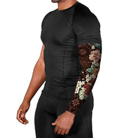 Kanoa Hawai'i Hibiscus Arm Sleeves Polynesian Tribal Tattoo Pattern Floral Elements