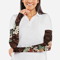 Kanoa Hawai'i Hibiscus Arm Sleeves Polynesian Tribal Tattoo Pattern Floral Elements