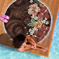 Kanoa Hawai'i Hibiscus Beach Blanket Polynesian Tribal Tattoo Pattern Floral Elements