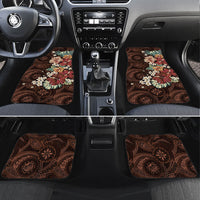 Kanoa Hawai'i Hibiscus Car Mats Polynesian Tribal Tattoo Pattern Floral Elements