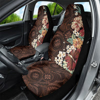 Kanoa Hawai'i Hibiscus Car Seat Cover Polynesian Tribal Tattoo Pattern Floral Elements