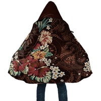 Kanoa Hawai'i Hibiscus Cloak Polynesian Tribal Tattoo Pattern Floral Elements