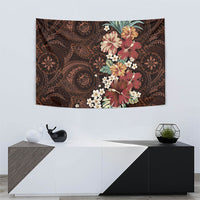 Kanoa Hawai'i Hibiscus Tapestry Polynesian Tribal Tattoo Pattern Floral Elements
