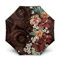 Kanoa Hawai'i Hibiscus Umbrella Polynesian Tribal Tattoo Pattern Floral Elements