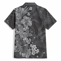Pauli Hawai'i Hibiscus Hawaiian Shirt Polynesian Tribal Tattoo Pattern Floral Elements