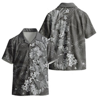 Pauli Hawai'i Hibiscus Kid Hawaiian Shirt Polynesian Tribal Tattoo Pattern Floral Elements