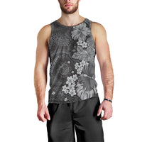 Pauli Hawai'i Hibiscus Men Tank Top Polynesian Tribal Tattoo Pattern Floral Elements