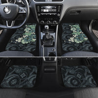 Pauliuli Hawai'i Hibiscus Car Mats Polynesian Tribal Tattoo Pattern Floral Elements