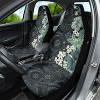 Pauliuli Hawai'i Hibiscus Car Seat Cover Polynesian Tribal Tattoo Pattern Floral Elements