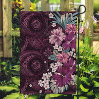 Poni Mama Hawai'i Hibiscus Garden Flag Polynesian Tribal Tattoo Pattern Floral Elements