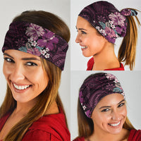 Poni Mama Hawai'i Hibiscus Neck Gaiter Polynesian Tribal Tattoo Pattern Floral Elements