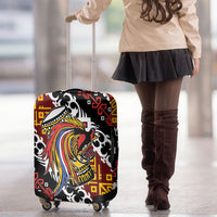 Papua New Guinea Bird Drum Luggage Cover Papuan Batik Motif