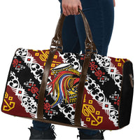 Papua New Guinea Bird Drum Travel Bag Papuan Batik Motif