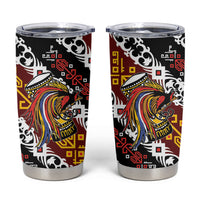 Papua New Guinea Bird Drum Tumbler Cup Papuan Batik Motif