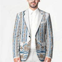 Personalised Papua New Guinea Bird Ethnic Blazer Papuan Batik Inspired Pattern