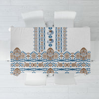 Papua New Guinea Bird Ethnic Tablecloth Papuan Batik Inspired Pattern