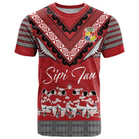 Personalised Tonga Rugby Pacific T Shirt Ikale Tahi Sipi Tau