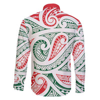 New Zealand Kowhaiwhai Christmas Family Matching Tank Maxi Dress and Hawaiian Shirt Traditional Maori Koru Pattern LT9 - Polynesian Pride