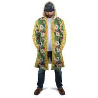 Hawaiian Palaka Cloak Hibiscus Pineapple Lei - Polynesian Pride