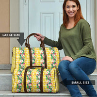 Hawaiian Palaka Travel Bag Hibiscus Pineapple Lei - Polynesian Pride