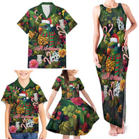 Meri Kirihimete Kakapo Santa Family Matching Tank Maxi Dress and Hawaiian Shirt Merry Christmas with Tropical Vibe LT9 - Polynesian Pride