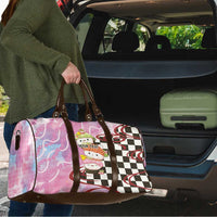 Personalized Japanese Kawaii Sushi Roll Travel Bag Wagara Palaka Pattern