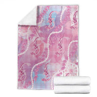 Japanese Koi Fish Blanket Pink Wagara Palaka Honohono Pikake Lei