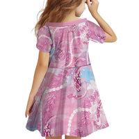Japanese Koi Fish Family Matching Mermaid Dress and Hawaiian Shirt Pink Wagara Palaka Honohono Pikake Lei LT9 - Polynesian Pride