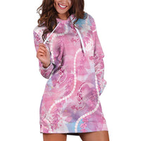 Japanese Koi Fish Hoodie Dress Pink Wagara Palaka Honohono Pikake Lei