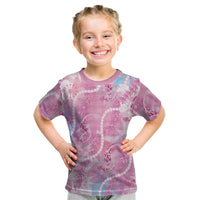 Japanese Koi Fish Kid T Shirt Pink Wagara Palaka Honohono Pikake Lei