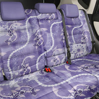 Japanese Koi Fish Back Car Seat Cover Purple Wagara Palaka Honohono Pikake Lei