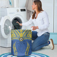 Oceania Football Solomon Kings Laundry Basket Polynesian Tribal Pattern