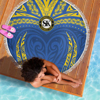 Oceania Football Solomon Kings Beach Blanket Polynesian Tribal Pattern