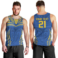 Custom Oceania Football Solomon Kings Men Tank Top Polynesian Tribal Pattern
