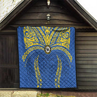 Oceania Football Solomon Kings Quilt Polynesian Tribal Pattern