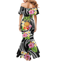 Hau'oli Makahiki Hou Family Matching Mermaid Dress and Hawaiian Shirt Aloha Pineapple Tropical Vibe LT9 - Polynesian Pride