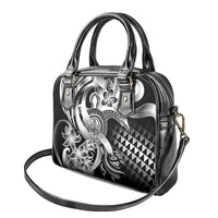 Aloha Black Tribal Honu Tattoo Shoulder Handbag