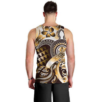 Aloha Gold Tribal Honu Tattoo Men Tank Top