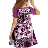 Aloha Pink Tribal Honu Tattoo Family Matching Puletasi and Hawaiian Shirt
