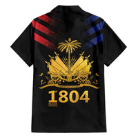 Haiti Independence Day Family Matching Off The Shoulder Long Sleeve Dress and Hawaiian Shirt The First Black Republic Since 1804 LT9 - Polynesian Pride