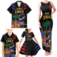 Haiti Independence Day Family Matching Tank Maxi Dress and Hawaiian Shirt The First Black Republic Since 1804 LT9 - Polynesian Pride
