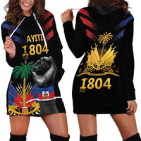 Haiti Independence Day Hoodie Dress The First Black Republic Since 1804 LT9 - Polynesian Pride