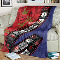Personalised ANZAC Spirit 1915-2026 Filmstrip Tribute Blanket Lest We Forget 25 April
