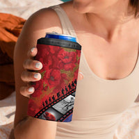 Personalised ANZAC Spirit 1915-2026 Filmstrip Tribute 4 in 1 Can Cooler Tumbler Lest We Forget 25 April LT9 - Polynesian Pride